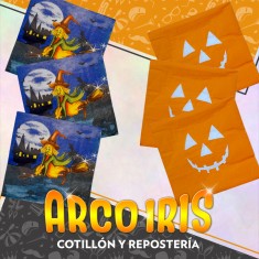 Servilletas Tissue Para Decoupage X 20 - Varios Modelos Halloween D.saza