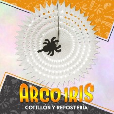 Guirnalda Arana En Su Tela Xu - Halloween Rondi