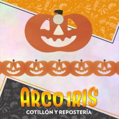 Guirnalda Calabazas 15cm X 2m. Halloween Rondi