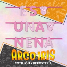 Guirnalda Banner Es Una Nena Xu - 2 Mt Party Store