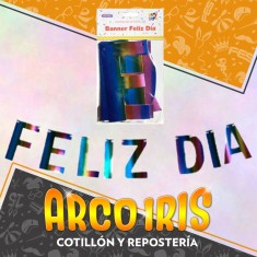 Guirnalda Feliz Dia Multicolor Xu - 180 Cm Party Store