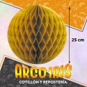 Decoracion Esfera Dorada Xu - 25 Cm Party Store