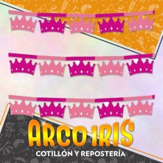 Guirnalda Coronas Nena Xu - 3.6 Mt Party Store