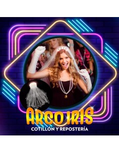 Luminoso Vincha Velo Novia Con Flores Xu - Blanca Con Tul Y Luz Led