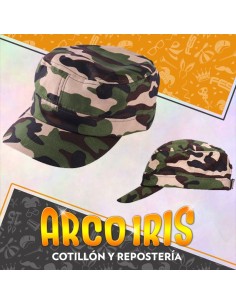 Gorro Gorra Militar Tela - Party Store