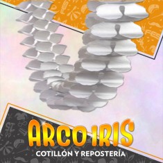 Guirnalda Redonda Plateada Xu - Party Store