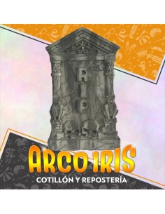 Lapida Cementerio Olvidado 64 X 39 Cm - Halloween Party Store