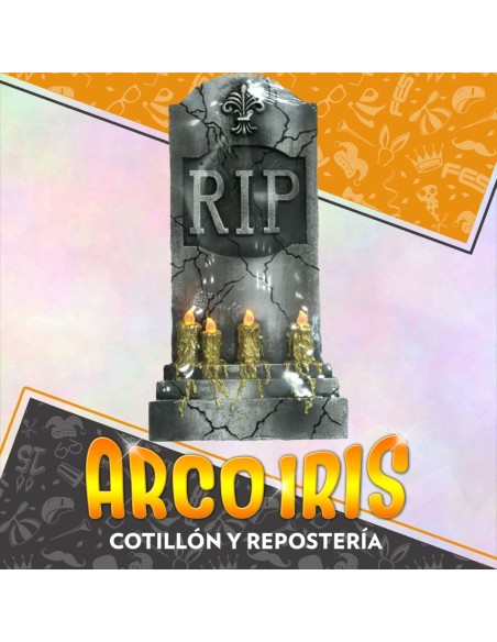 Lapida Ritual De Velas 91 X 42 Cm - Luz Halloween Party Store