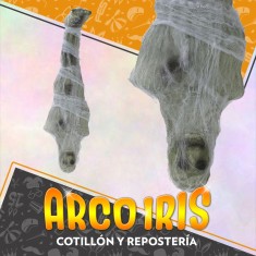 Muneco Atrapado En Telarana Xu - 145 X 34 Cm Con Luz Halloween Party Store