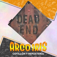 Cartel Dead End 30 X 30 Cm Xu - Halloween Party Store