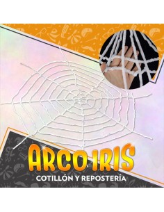 Telarana Cuerda Gigante Blanca Xu - 2 Mt Halloween Party Store