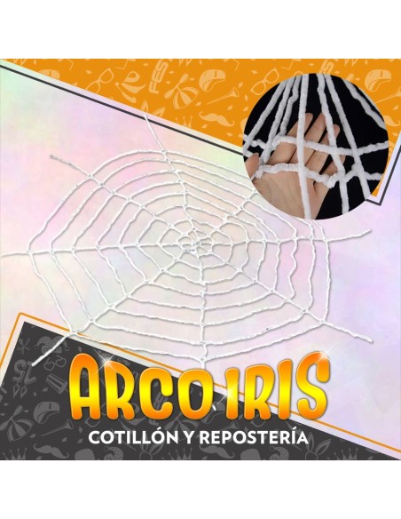 Telarana Cuerda Gigante Blanca Xu - 2 Mt Halloween Party Store