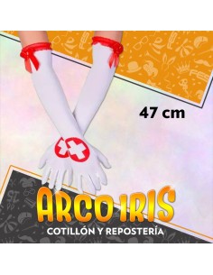 Guantes Enfermera Largos 47 Cm - Party Store