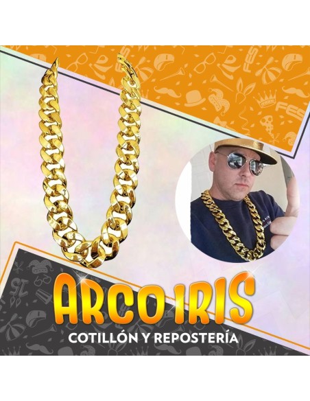 Cadena Rapero Dorada Xu - Party Store