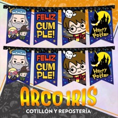 Harry Banderin Feliz Cumpleanos Xu Articulado Potter
