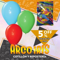 Globo Estandar 12 X 25 - Surtido +10-5% Promo Por Cantidad Globolandia