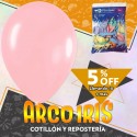 Globo Pastel 10 X 50 Rosa +10-5% Promo Por Cantidad Globolandia Revelacion De Genero