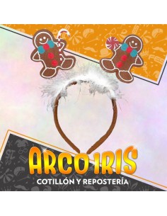 Vincha Jengibre Xu - Muneco Hombre Jengibre Navidad Party Store