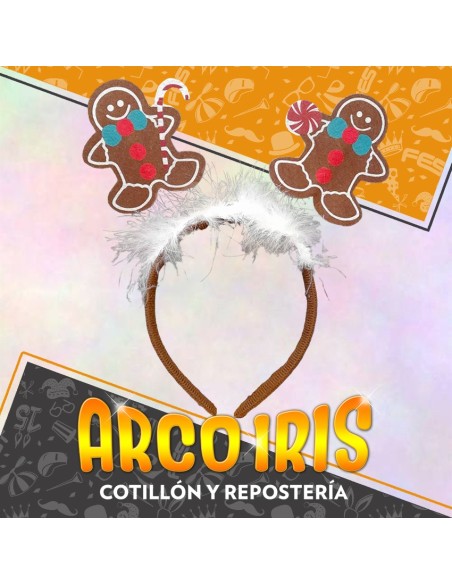 Vincha Jengibre Xu - Muneco Hombre Jengibre Navidad Party Store