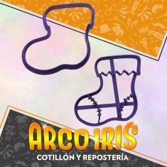 Cortante Cookies Calcetin Navideno - Navidad Plastico Violeta