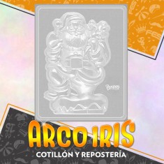 Placas Papa Noel Grande Xu +4-5% Promo Por Cantidad Navidad Parpen