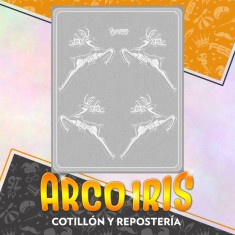 Placas Renos Xu - +4-5% Navidad Promo Por Cantidad Parpen