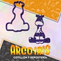 Cortante Cookies Jirafa - Plastico