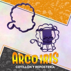 Cortante Cookies Leoncito - Plastico