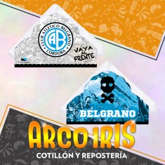 Belgrano Servilletero Con 15 Servilletas - Equipos Futbol
