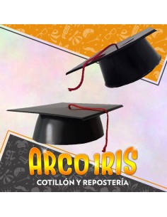 Egresado Plastico X 50 - Con Pegatina Pack Cerrado En Bolsa Upd