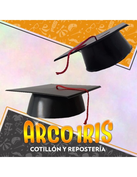 Egresado Plastico X 50 - Con Pegatina Pack Cerrado En Bolsa Upd