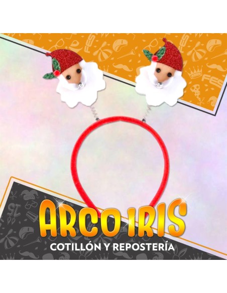 Vincha Doble Santa Xu - Navidad Party Store