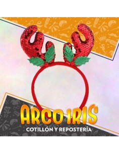 Vincha Reno Lentejuela Xu - Navidad Party Store