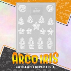 Placas Figuras Navidenas Xu - Varios Modelos +4-5% Promo Por Cantidad Navidad Parpen