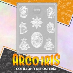 Placas Figuras Navidenas Reyes Xu - Varios Modelos +4-5% Navidad Promo Por Cantidad Parpen