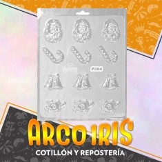 Placas Figuras Navidenas Xu - Varios Modelos +4-5% Promo Por Cantidad Navidad Parpen