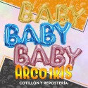 Mylar 16 Frase Baby Metal Xu - Letras 40 Cm Globo Metalizado Papel