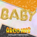 Mylar 16 Frase Baby Metal Xu - Letras 40 Cm Globo Metalizado Papel