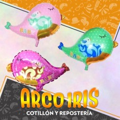 Mylar 16 Pajarito Metal Xu - 40 Cm Globo Metalizado Papel