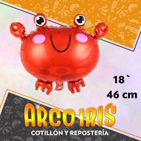 Mylar 18 Fondo De Mar Metal Xu - 46 Cm Langosta/caballito/cangrejo/peces/pulpo/hipocampo/tiburon/unicornio De Mar/estrella D