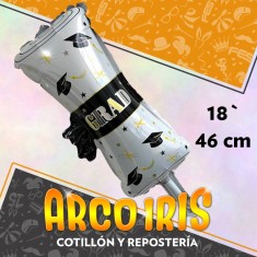 Mylar 18 Diploma Xu - 46 Cm Egresado Upd