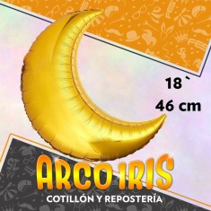 Mylar 18 Luna Metal Xu - 46 Cm Varios Colores Globo Metalizado Papel