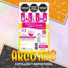 Ballina Cubre Tortas 500 Gr - Vainilla Sin Tacc