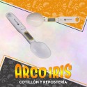 Balanza Digital Cuchara - Con Cuchara Dosificadora Plastica Color Blanco Lleva 1 Bateria Incluida 0 5 A 500 Gr Simil Pastelar
