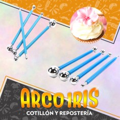 Bolillos Metal X 4 - Blister Modelling Ball Tools