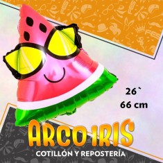 Mylar 26 Helado/sandia/anana Xu - 66 Cm Con Lentes Metal Globo Metalizado Papel 2