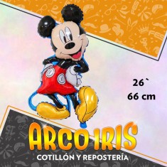 Mylar 26 Personaje Silueta Metal Xu - 66 Cm Vaca/gallo/cerdita/fantasmas/perros/perra/mickey/minnie/paw Patrol/peppa Pig/amo 2