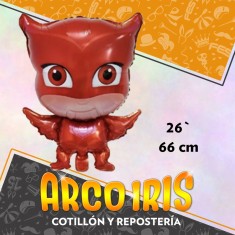 Mylar 26 Personajes Heroes Metal Xu - 66 Cm Pjmask Globo Metalizado Papel 2