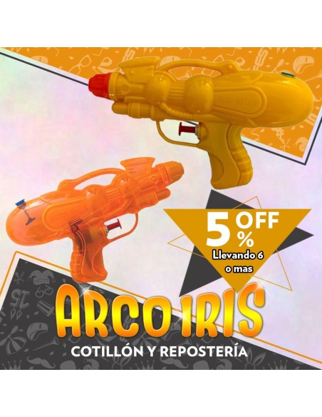 Pistola De Agua Carga De Arriba Cristal +6-5% Color Caranaval Toys Verano - Carnaval - Promo Automatica Por Cantidad