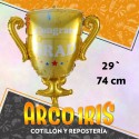 Mylar 29 Trofeo Xu - 74 Cm Egresado Upd Globo Metalizado